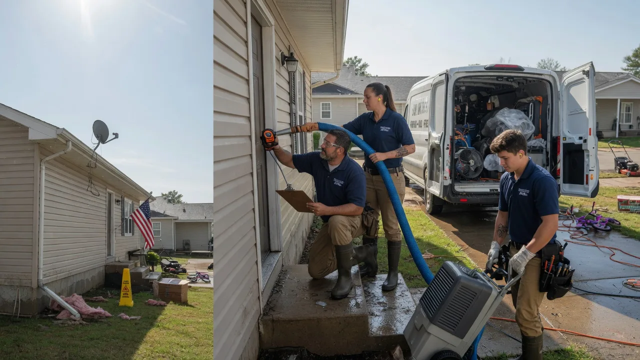 Ceiling Water Damage Restoration in Waterman, IL near me